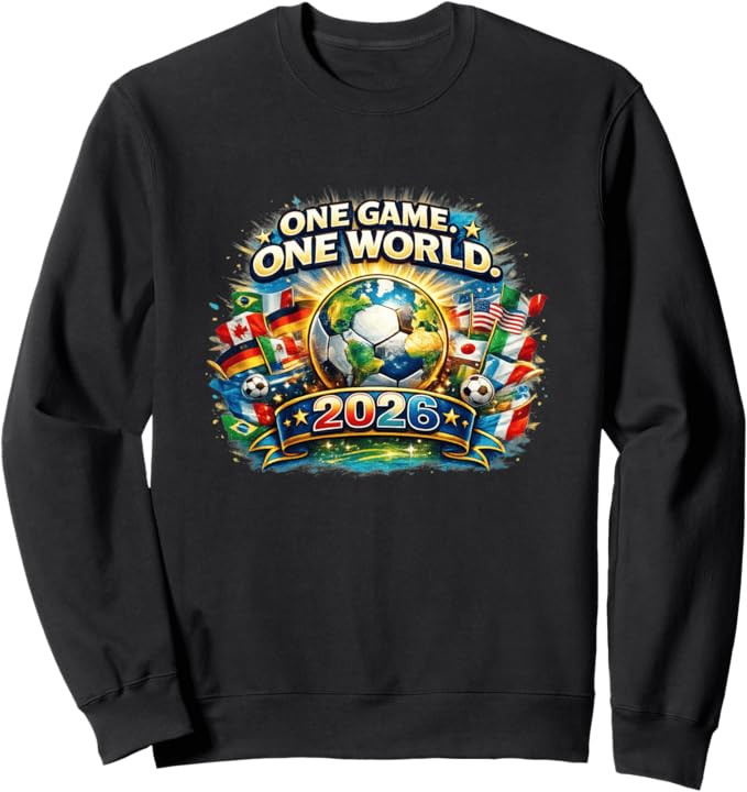 Global Soccer Fest 2026 North America Tour USA Canada Mexico Sweatshirt | Amazon (US)