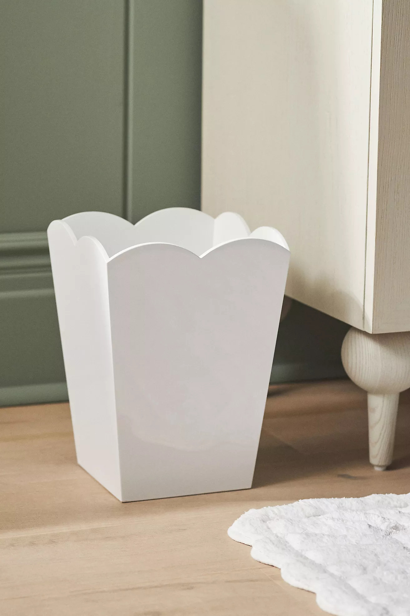 Addison Ross Lacquered Scallop Waste Bin | Anthropologie (US)