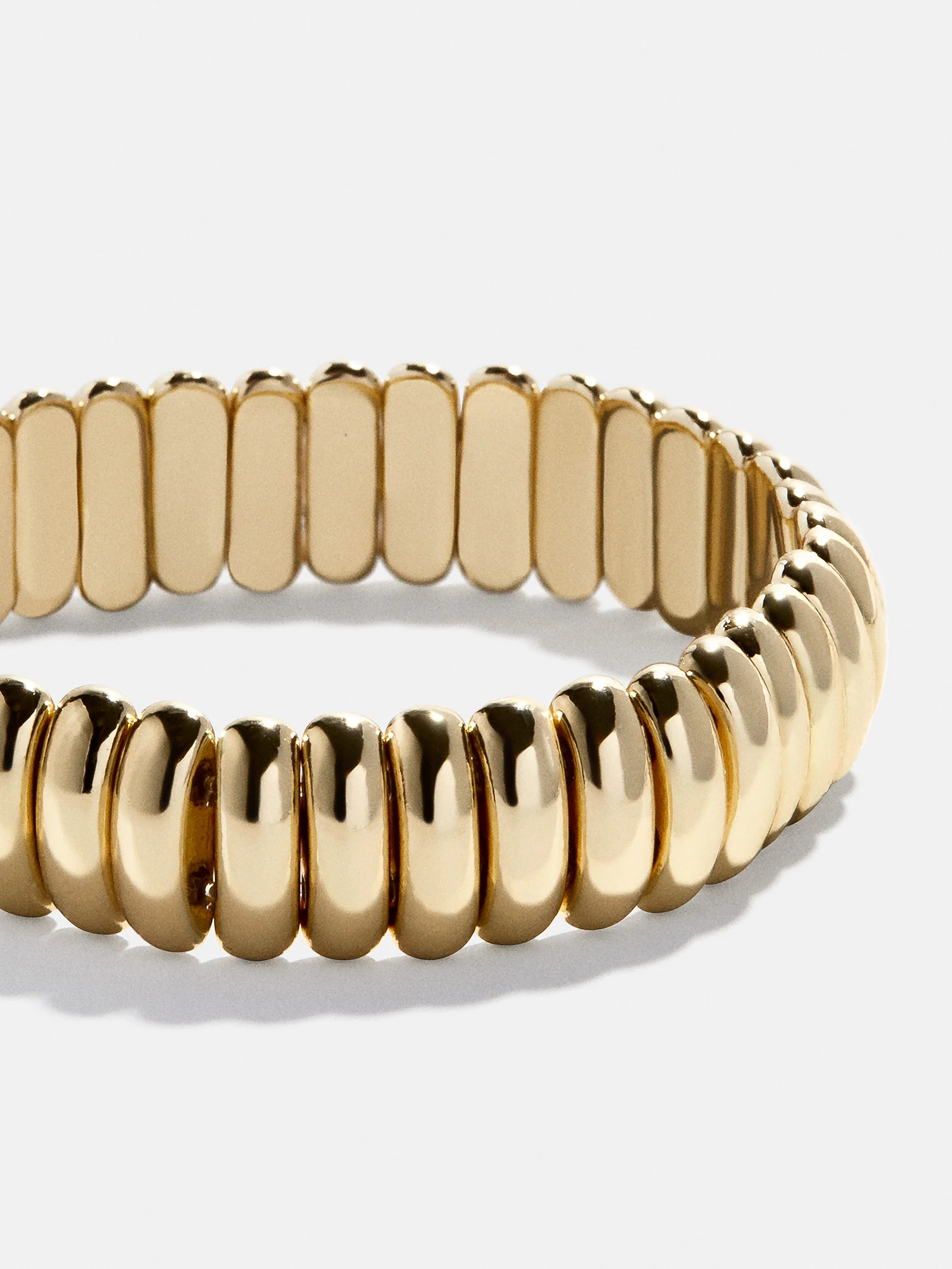 Keira Ribbed Bracelet - Gold | BaubleBar