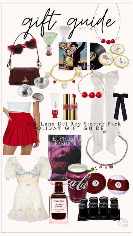 Holiday gift guide: for the Lana Del Rey girlie 💋 

Ultimate Lana Del Rey starter pack holiday gift guide, all things bows are trending for Christmas and holiday + silver, pearls, and all things lace. Select items are up to 40% for Black Friday and cyber Monday.



#LTKHoliday #LTKGiftGuide #LTKCyberWeek