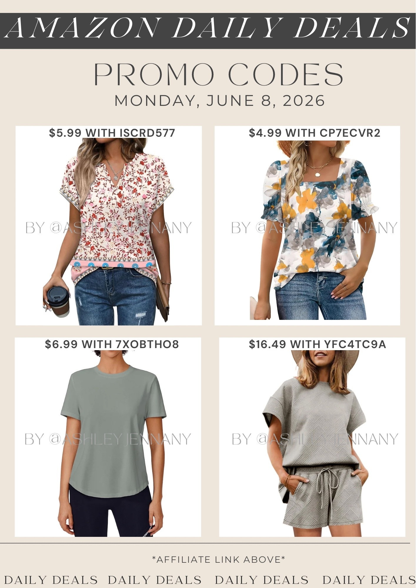 Amazon deals

#LTKSaleAlert #LTKMidsize #LTKootd