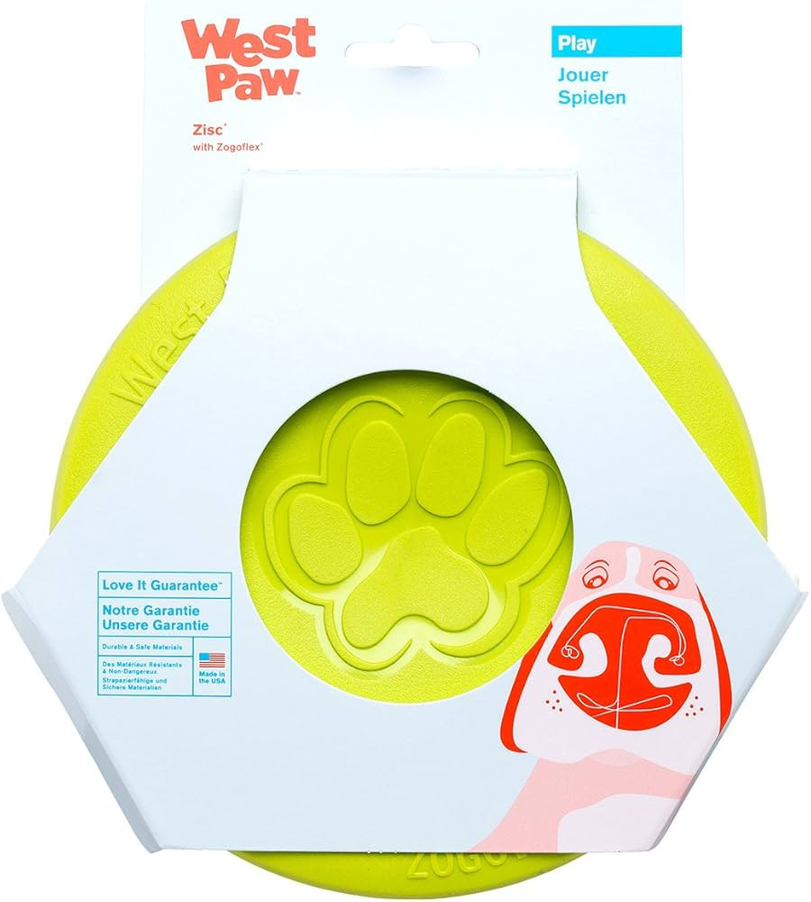 West Paw Zogoflex Zisc Dog Frisbee, High Flying Aerodynamic Disc for Dogs Puppy – Lightweight, ... | Amazon (US)