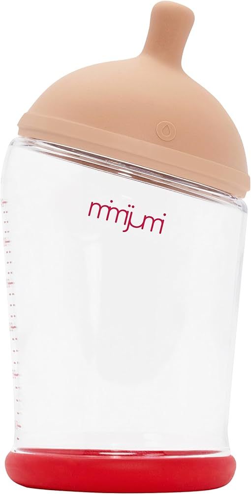mimijumi Baby Bottle (2 pcs.) Very Hungry 8 oz Bottle with Slow Flow, Lighter Nipple - Medical Gr... | Amazon (US)