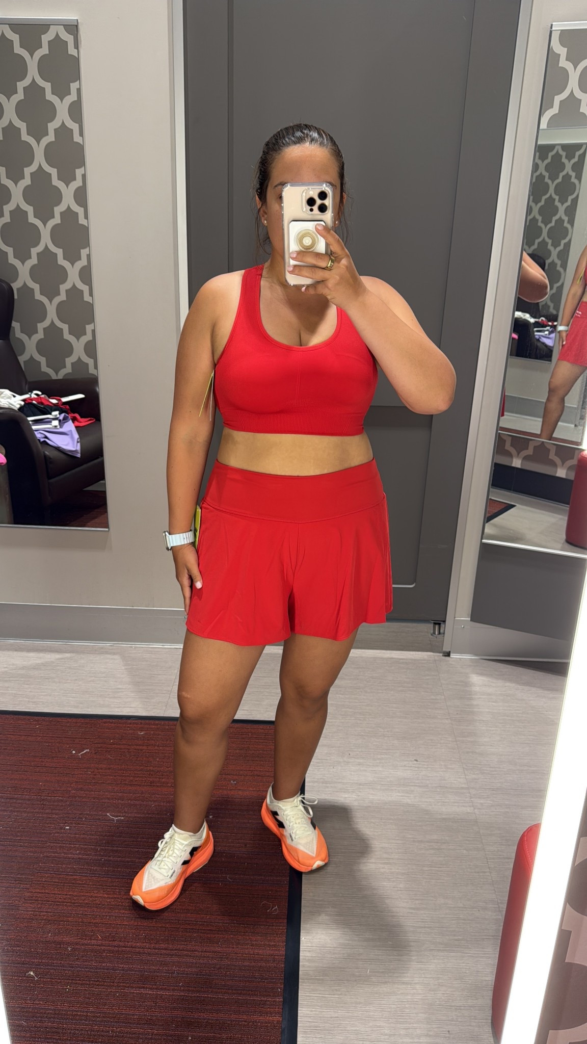 Target coming in hot with these gym clothes. Got a medium in top and large in bottoms

#LTKActive #LTKFindsUnder50 #LTKMidsize