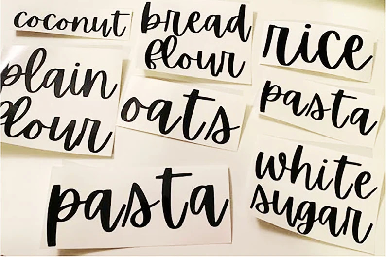 Customized Labels **multiple fonts & colors** | Etsy (US)