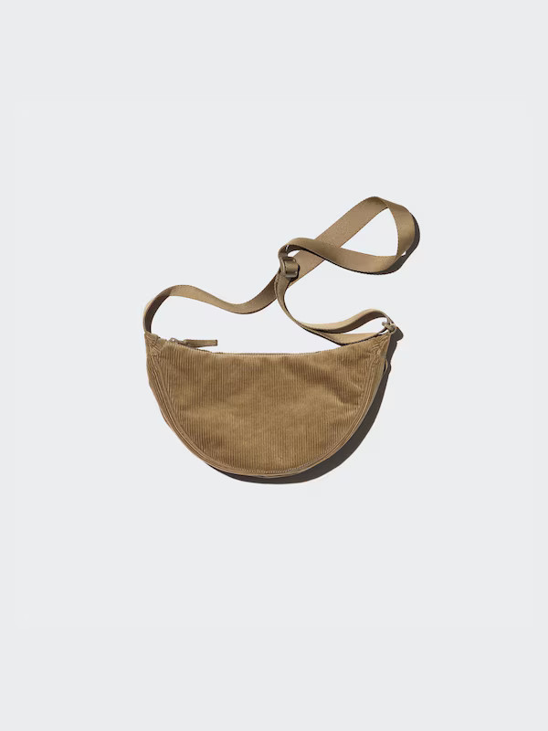 Round Mini Shoulder Bag (Corduroy) | UNIQLO (UK)