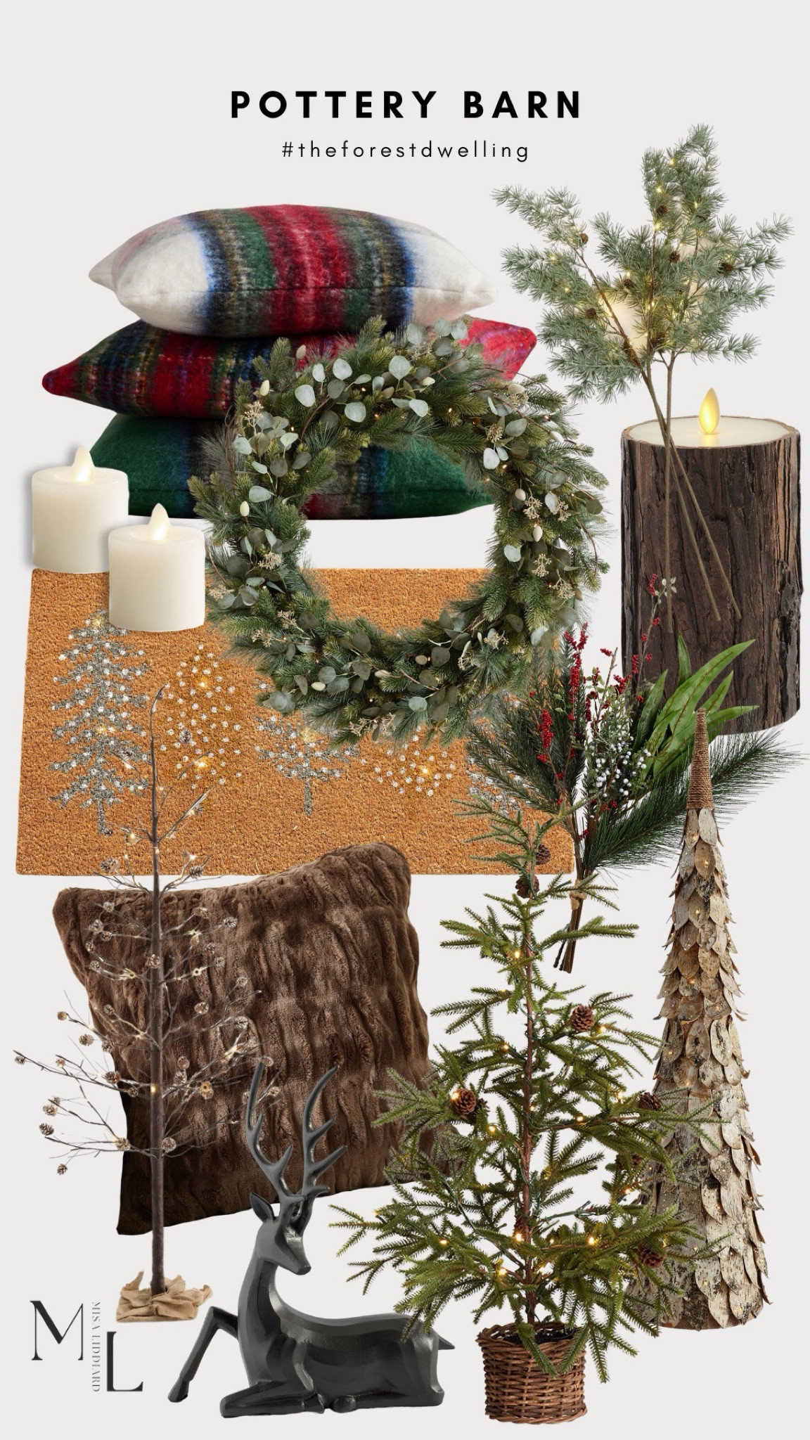 New Christmas decor from Pottery Barn. I love the mix of dark browns and organic texture for a cozy holiday vibe.

#LTKHome #LTKStyleTip #LTKSeasonal