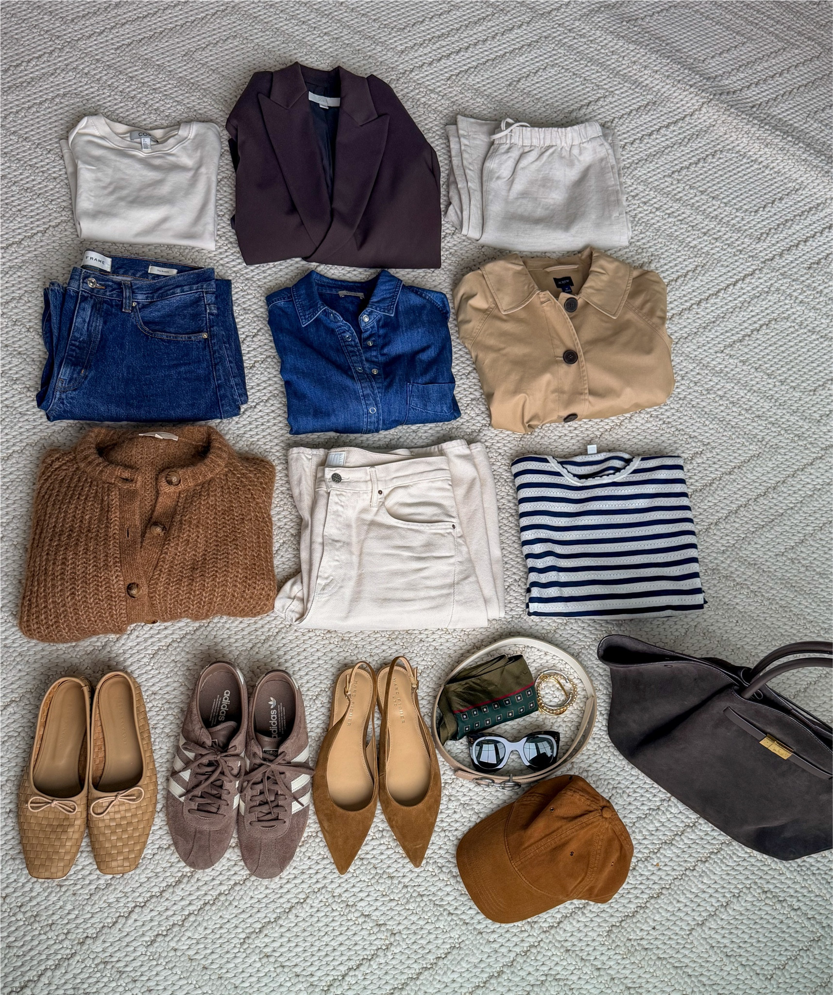 The travel packing capsule and their outfit combinations!

#LTKSeasonal #LTKootd #LTKOver40