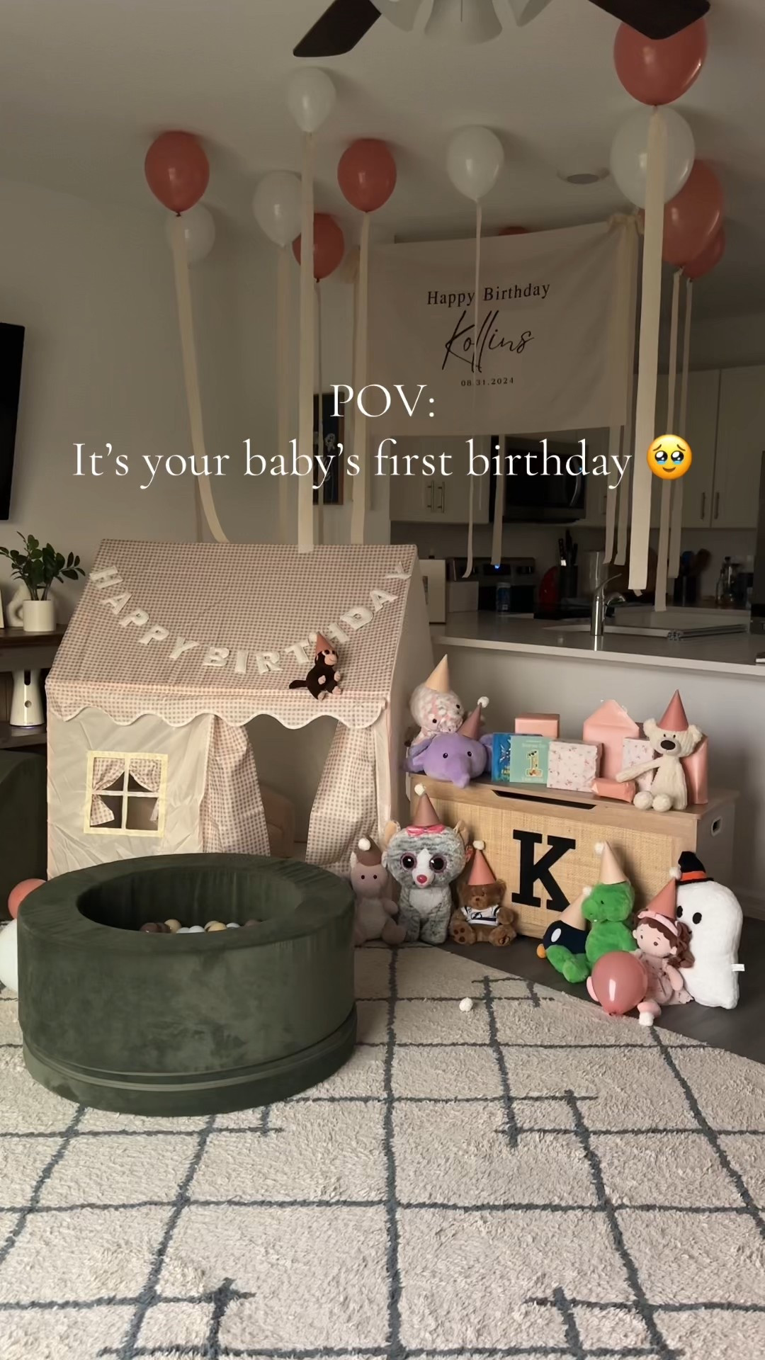 I dreamt about this morning since the day you were born. What waking up on your first birthday would be like… would you be walking? What stuffie would be your favorite? None the less the morning was absolutely perfect filled with cinnamon rolls and excitement 🥳🤭 
.
.
#firstbirthday #firstbirthdayparty #firstbirthdaygift #babygiftguide #firstbirthdaygifts #giftsforaoneyearold #oneyearold #birthdaymorning #babybirthday 

#LTKParties #LTKKids #LTKBaby