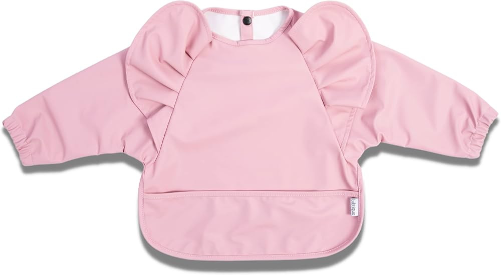 Bibtique Long Sleeves Bib For Babies 6-24 Months - Waterproof Baby Smock for Eating - Stain Resis... | Amazon (US)