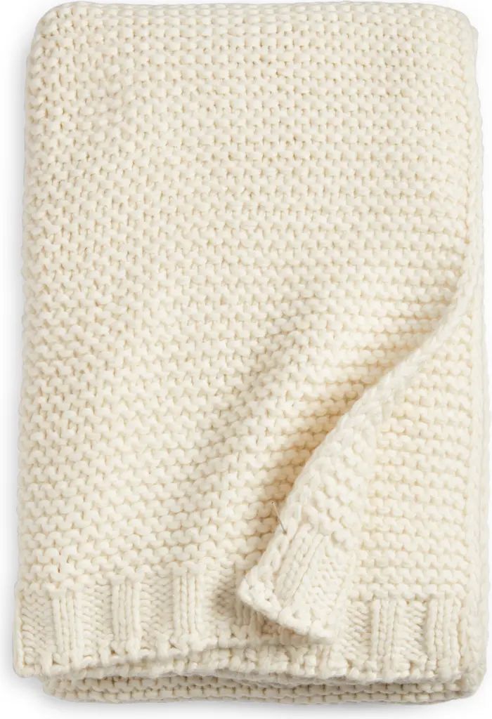 Nordstrom Heathered Knit Throw Blanket | Nordstrom | Nordstrom