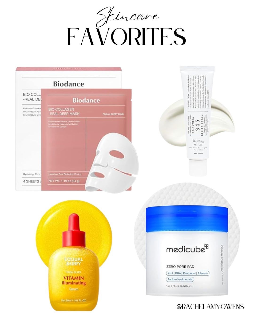 Skincare Favorites Under $25! ✨

Achieve a radiant, glass-skin glow with these viral skincare must-haves for under $25! 💖

I am obsessed with the statement piece: the Biodance Bio-Collagen Real Deep Mask that deeply hydrates and firms for a luminous finish. Balance your routine with targeted treatments like the Medicube Zero Pore Pads and the brightening Equal Berry Vitamin Illuminating Serum. Finish the look with the Dr. Althea 345 Relief Cream to soothe and lock in moisture for a perfectly polished, healthy complexion!

#SkincareRoutine
#GlassSkin
#AmazonBeauty
#Biodance
#Medicube
#SkincareFinds
#GlowUp
#AffordableBeauty
#SelfCare
#KBeauty
#Serum
#LTKBeauty
#BeautyOnABudget
#PoreCare
#HealthySkin

#LTKmorningroutine #LTKselfcare #LTKBeauty