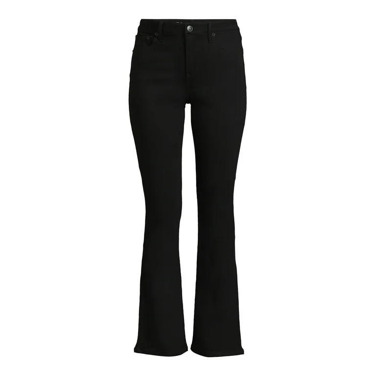 No Boundaries Juniors' Mid Rise Bootcut Jean - Walmart.com | Walmart (US)