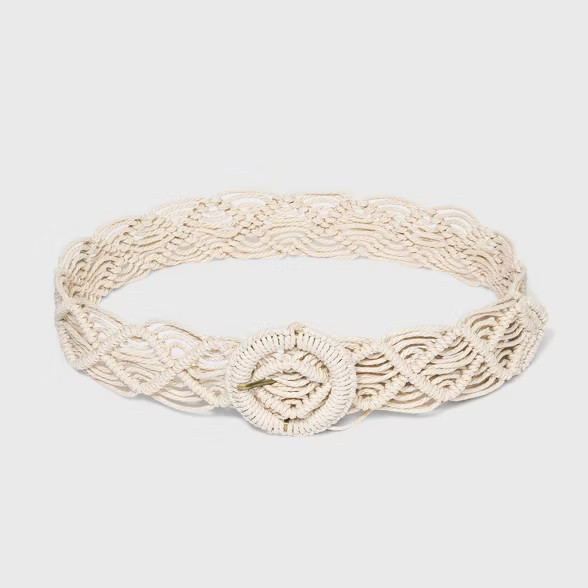 Women's Macramé Belt - Universal Thread™ | Target