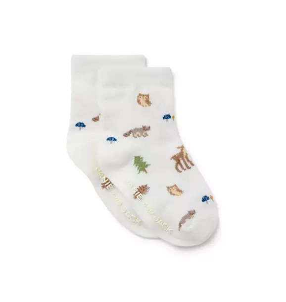Baby Forest Friends Sock | Janie and Jack