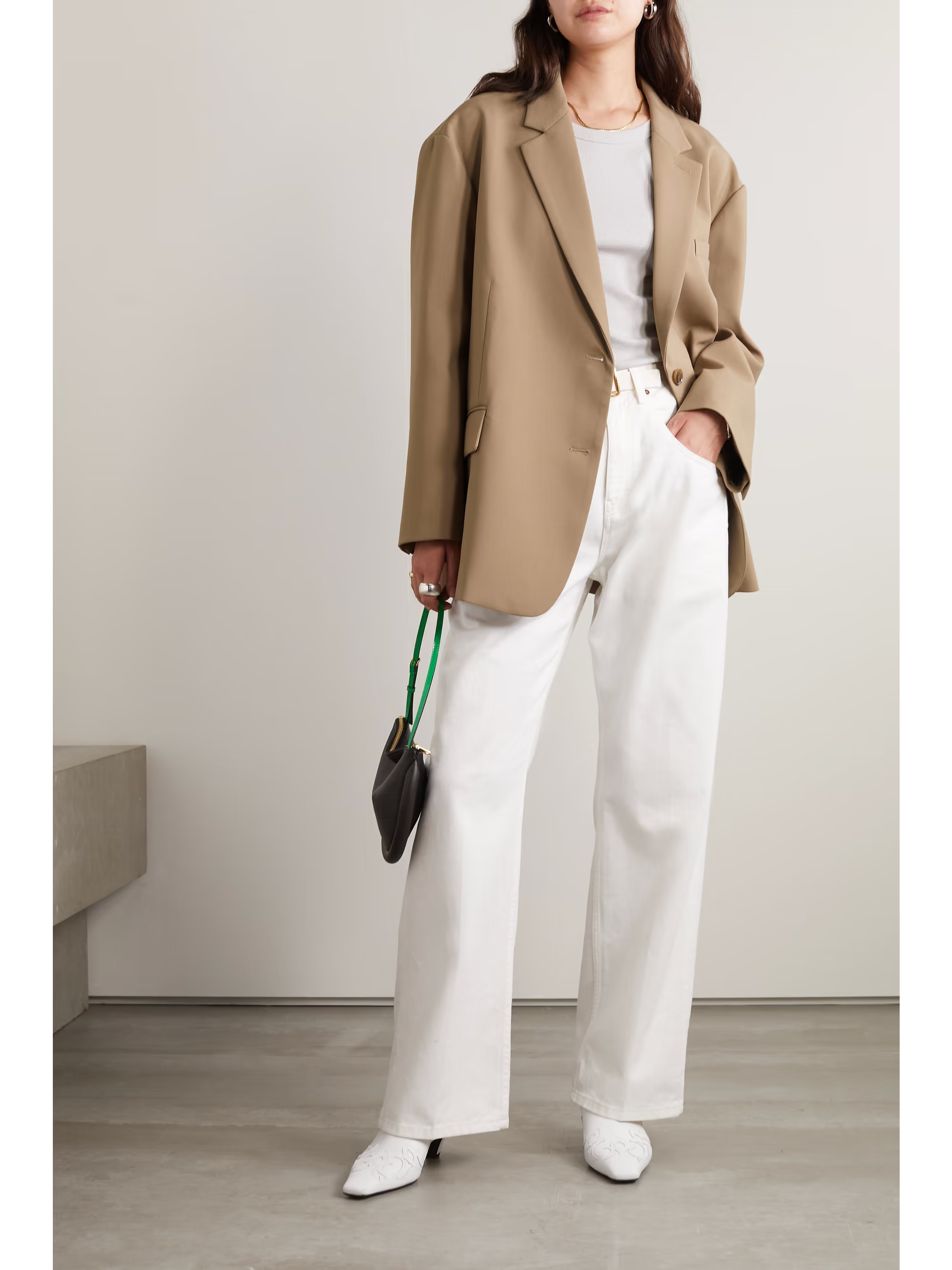 Bea crepe blazer | NET-A-PORTER (US)