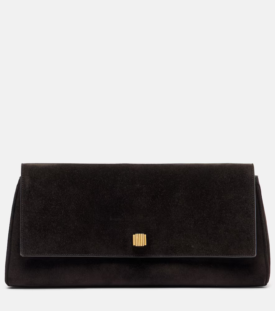 Khaite Audrey suede clutch | Mytheresa (US/CA)