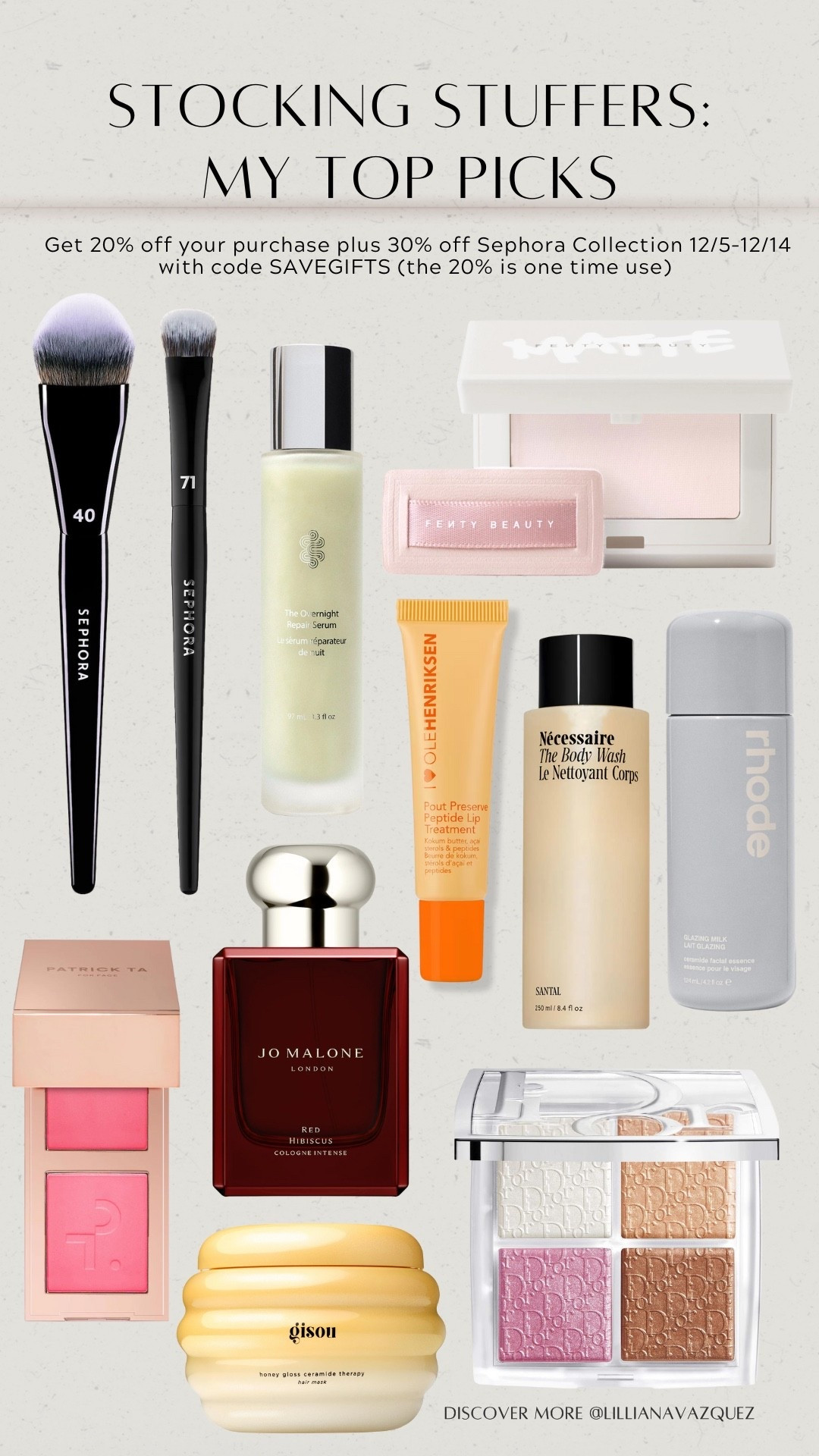 I did all the shopping for you! 
These are my favorite beauty stocking stuffers!! 
@Sephora #SephoraPartner #SephoraHaul

#LTKHoliday #LTKSeasonal