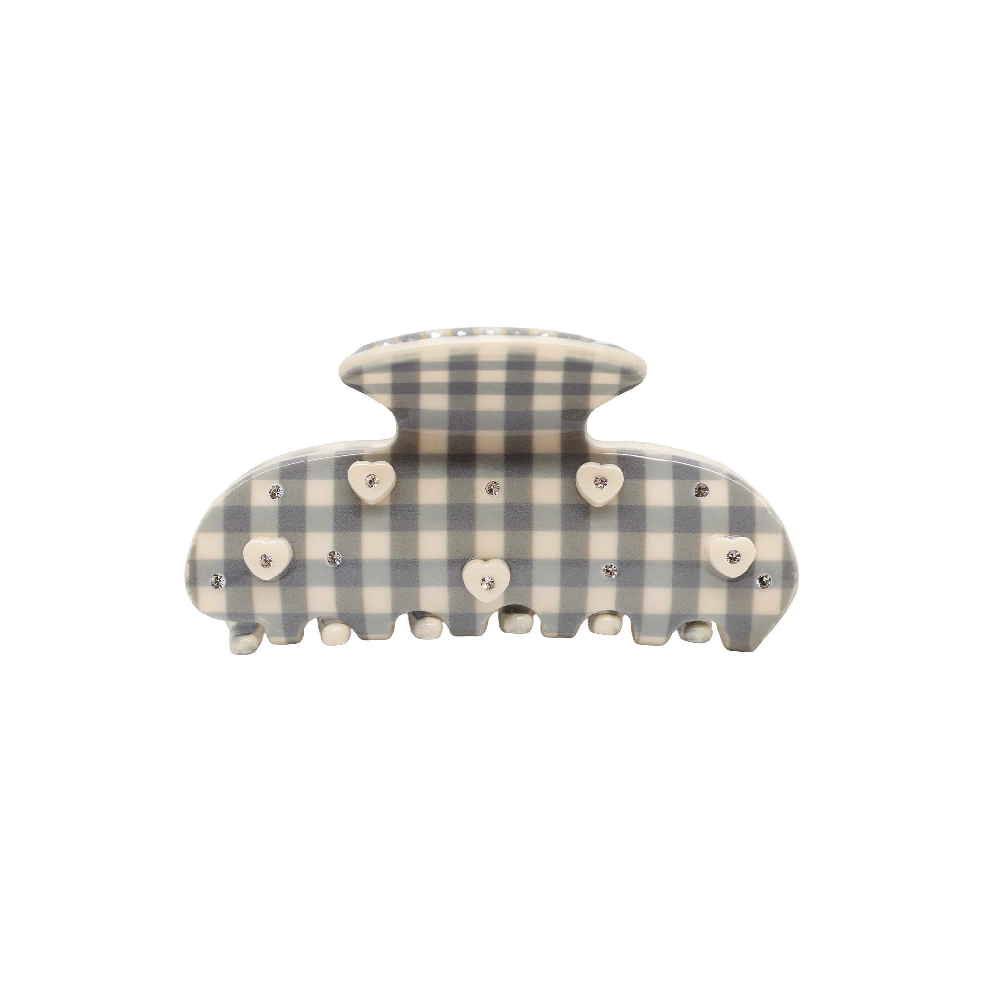 Sweetheart Clip in Cozy Cloud Gingham | Emi Jay