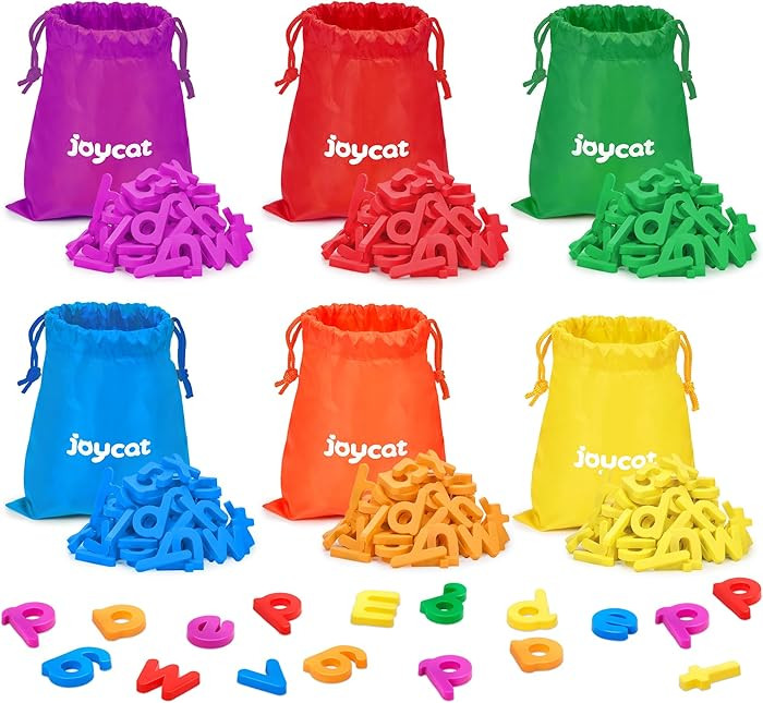 JoyCat Magnetic Letters, 312 Pieces Lowercase Alphabet Fridge Magnets, ABC Magnets for Toddlers K... | Amazon (US)