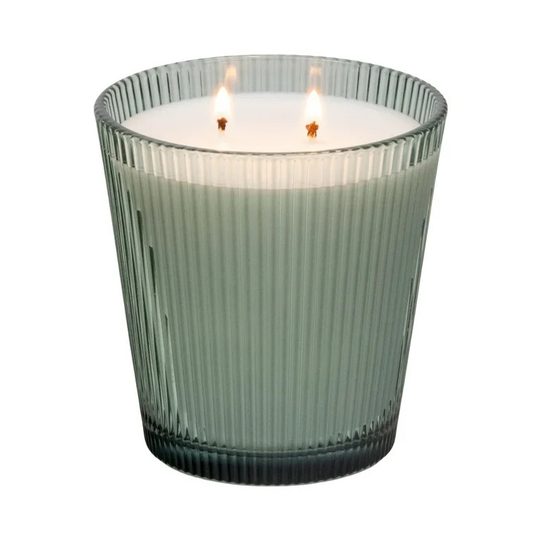 Better Homes & Gardens Fine Fragrance Collection, Sea Salt Woods Scented 2-Wick Jar Candle 16 oz. | Walmart (US)