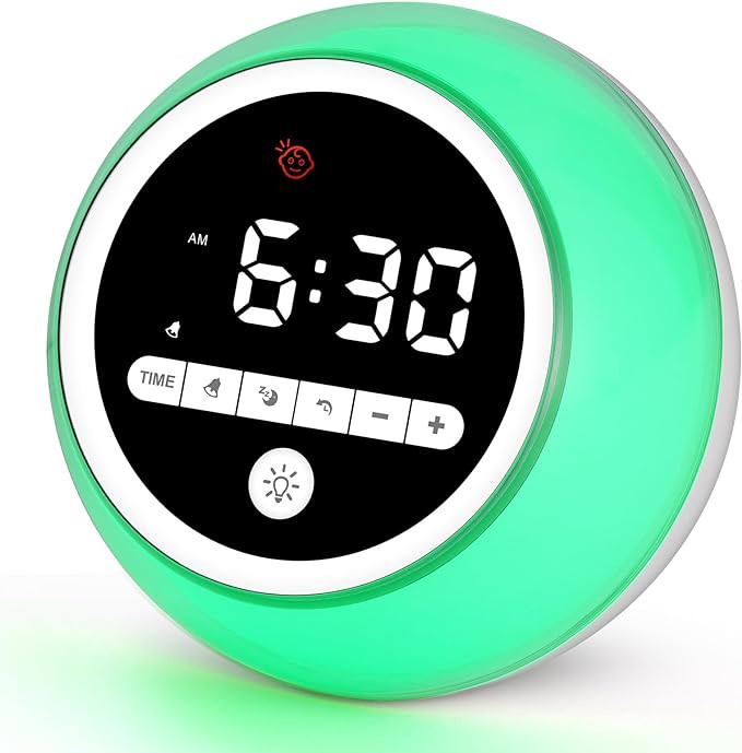 Kids Alarm Clock, Ok to Wake Clock with Night Lights, Nap Timer, Sleep Training Clock for Toddler... | Amazon (US)