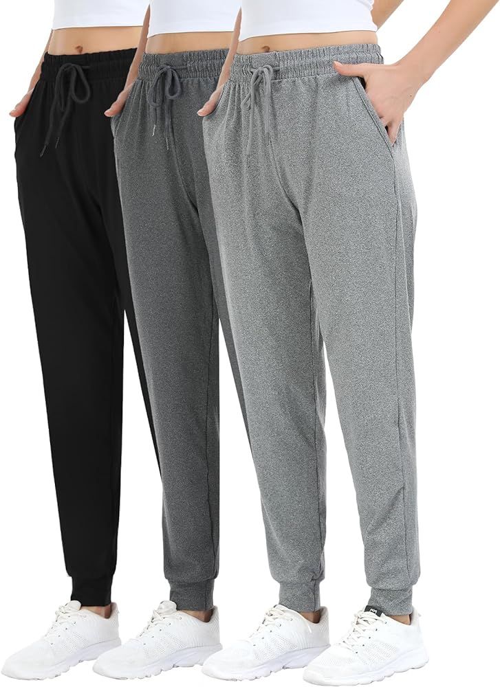 ZENEX Women's Sweatpants with Pockets, Soft Jogger Pants for Running Yoga Workout Lounge Pants | Amazon (US)