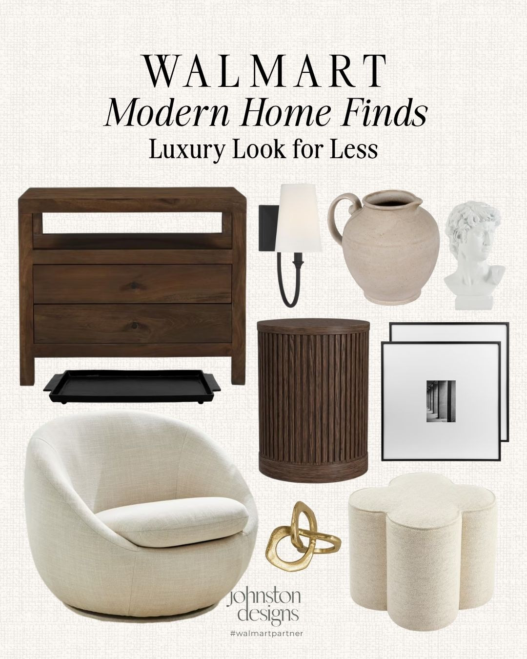 Walmart has the best modern home finds right now. 😍 These pieces give such a high-end look for less and are perfect for a neutral home refresh. Timeless, affordable and so good for styling any space.

Walmart home, Walmart finds, modern home decor, neutral home decor, luxury look for less, affordable decor, home refresh, organic modern, contemporary home, living room decor, bedroom decor, entryway decor 

 #LTKHome