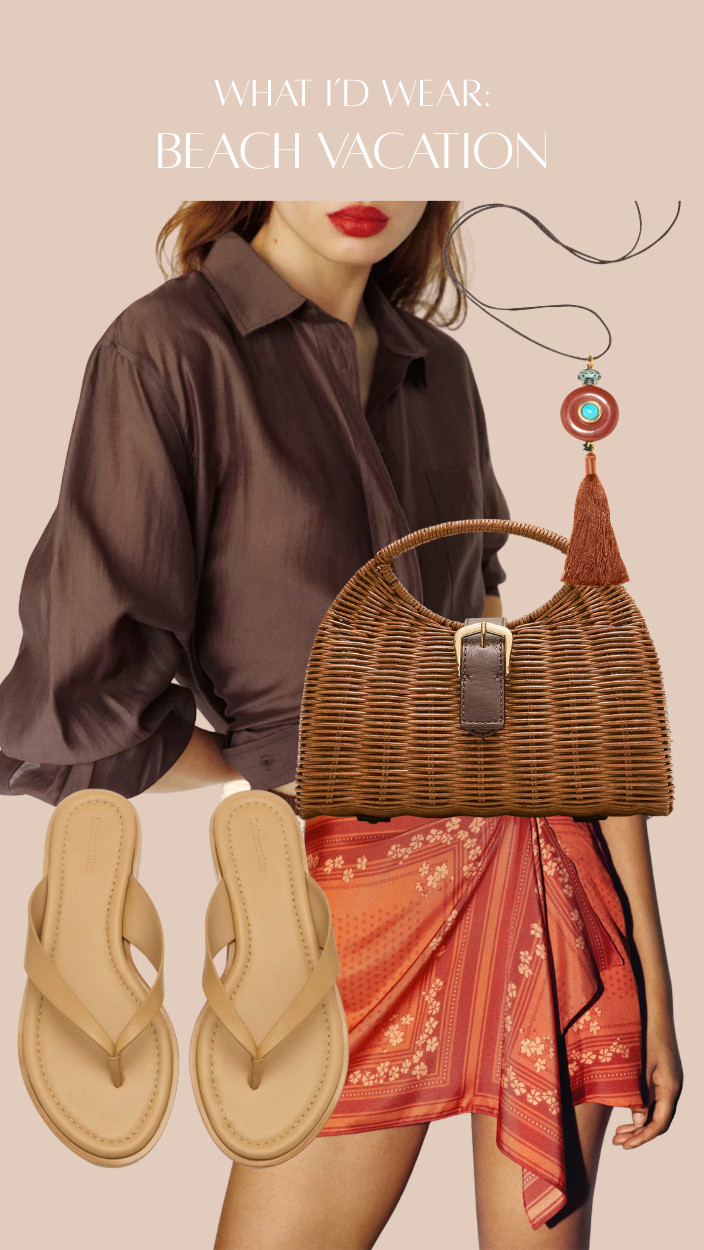 What I’d wear: Beach Vacation 🌴

This sheer top is lightweight but still feels chic. Easy to throw on over a tank or swimsuit. Add some accessories and instantly give the outfit a more elevated feel.

Wear it sightseeing, shopping, dining, or poolside. It’s one of those pieces that does it all while keeping your outfit effortless. 

 #LTKootd #LTKSeasonal #LTKTravel