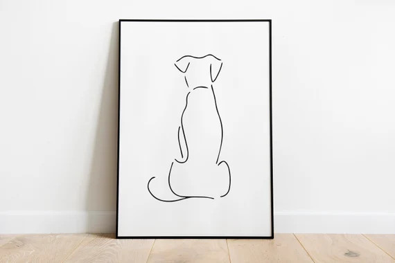Dog Outline | Etsy | Etsy (US)