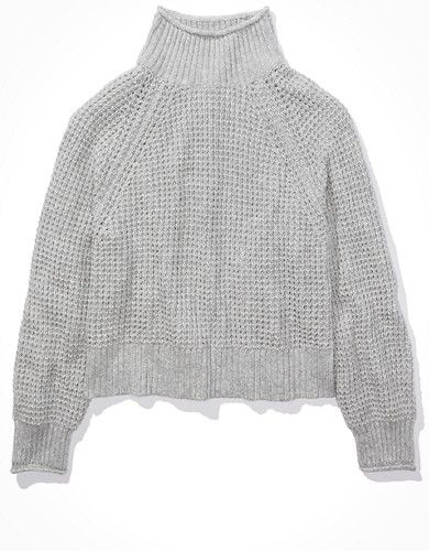 AE Dreamspun Mock Neck Sweater | American Eagle Outfitters (US & CA)