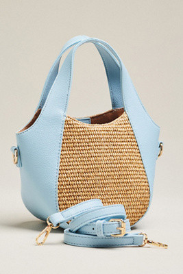The Sonia Mini Slouchy Tote Bag: Raffia Edition | Anthropologie (US)