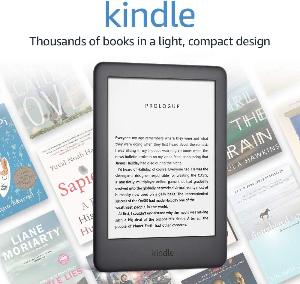 Kindle - Now with a Built-in Front Light - White - Ad-Supported | Amazon (US)