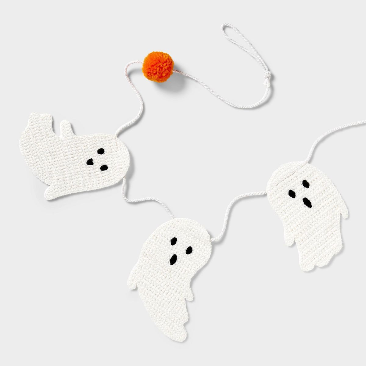 6' Knit Ghosts Halloween Garland - Hyde & EEK! Boutique™ | Target