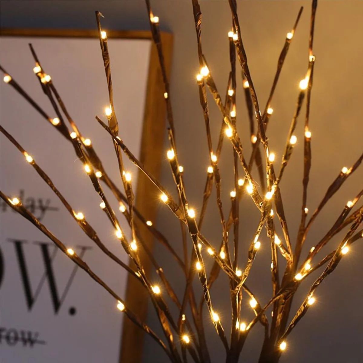 Warm White LED Willow Branch Lamp Floral Lights with 20 Bulbs for Christmas Party Wedding Ceremon... | Walmart (US)