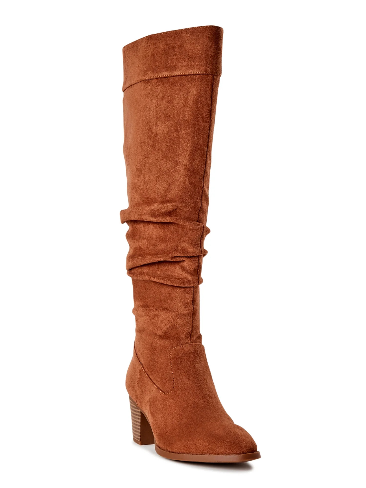 Time and Tru Women's Tall Slouch Boots | Walmart (US)