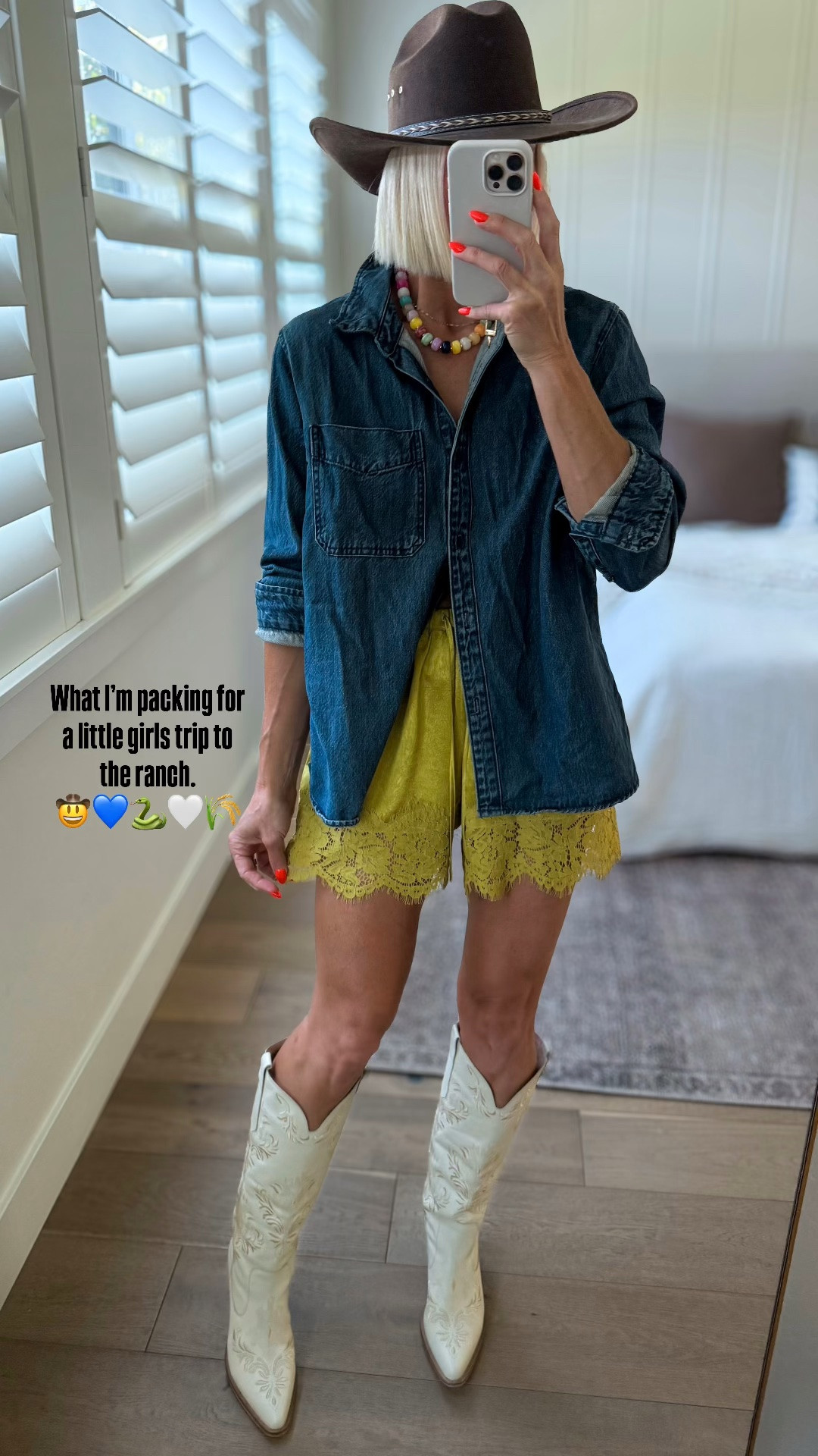 If you have a country concert Nashville trip, rodeo, girls weekend, or fall event on the calendar… here’s some fun outfit inspo! 
Size up in denim shirt, wearing a large. 
Lace shorts are selling fast. Linked similar styles!

#LTKootd #LTKmomlife #LTKOver40