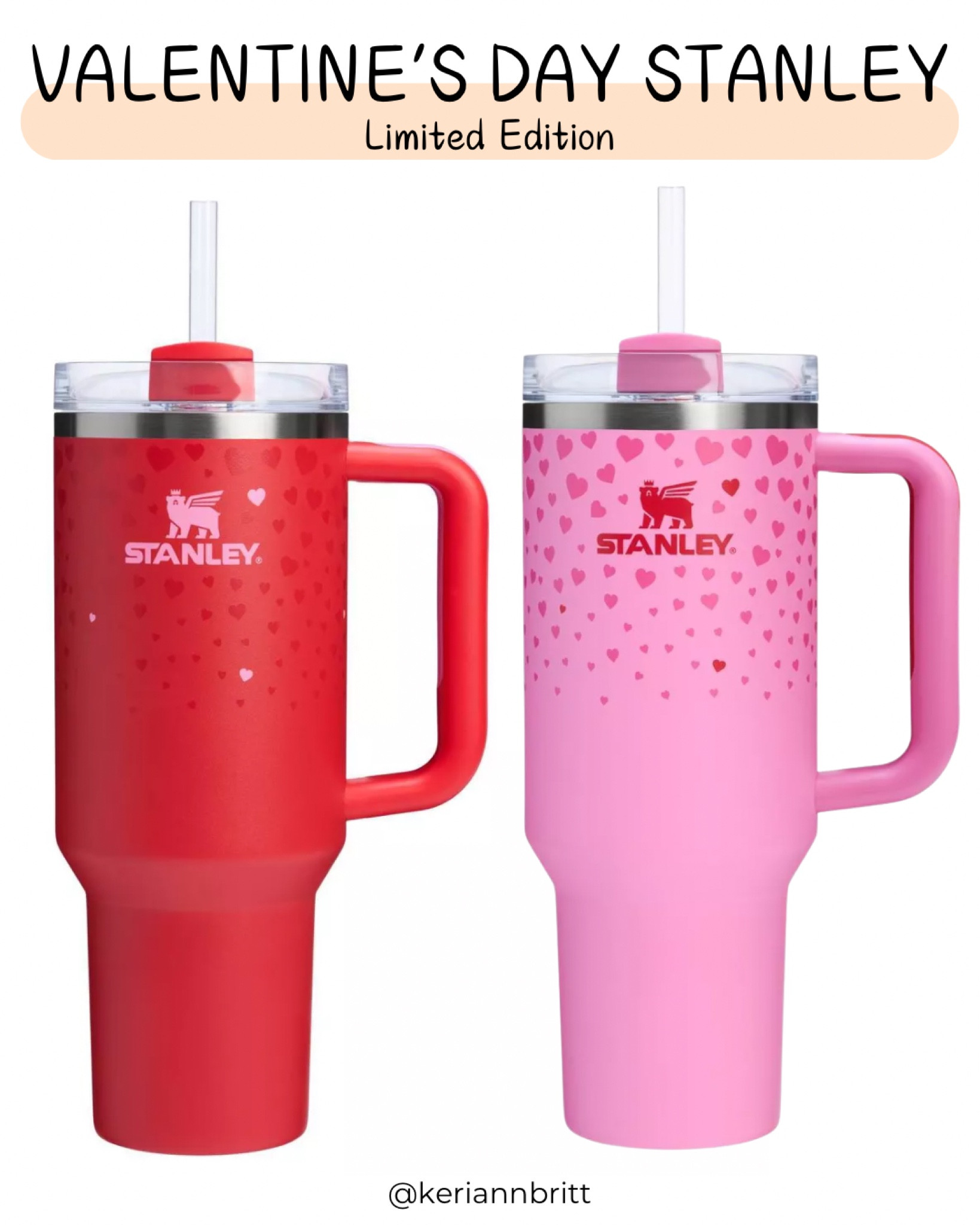 Valentine’s Day Stanley Cups - Limited Edition at Target Women's activewear

#LTKHoliday #LTKSeasonal #LTKFindsUnder50