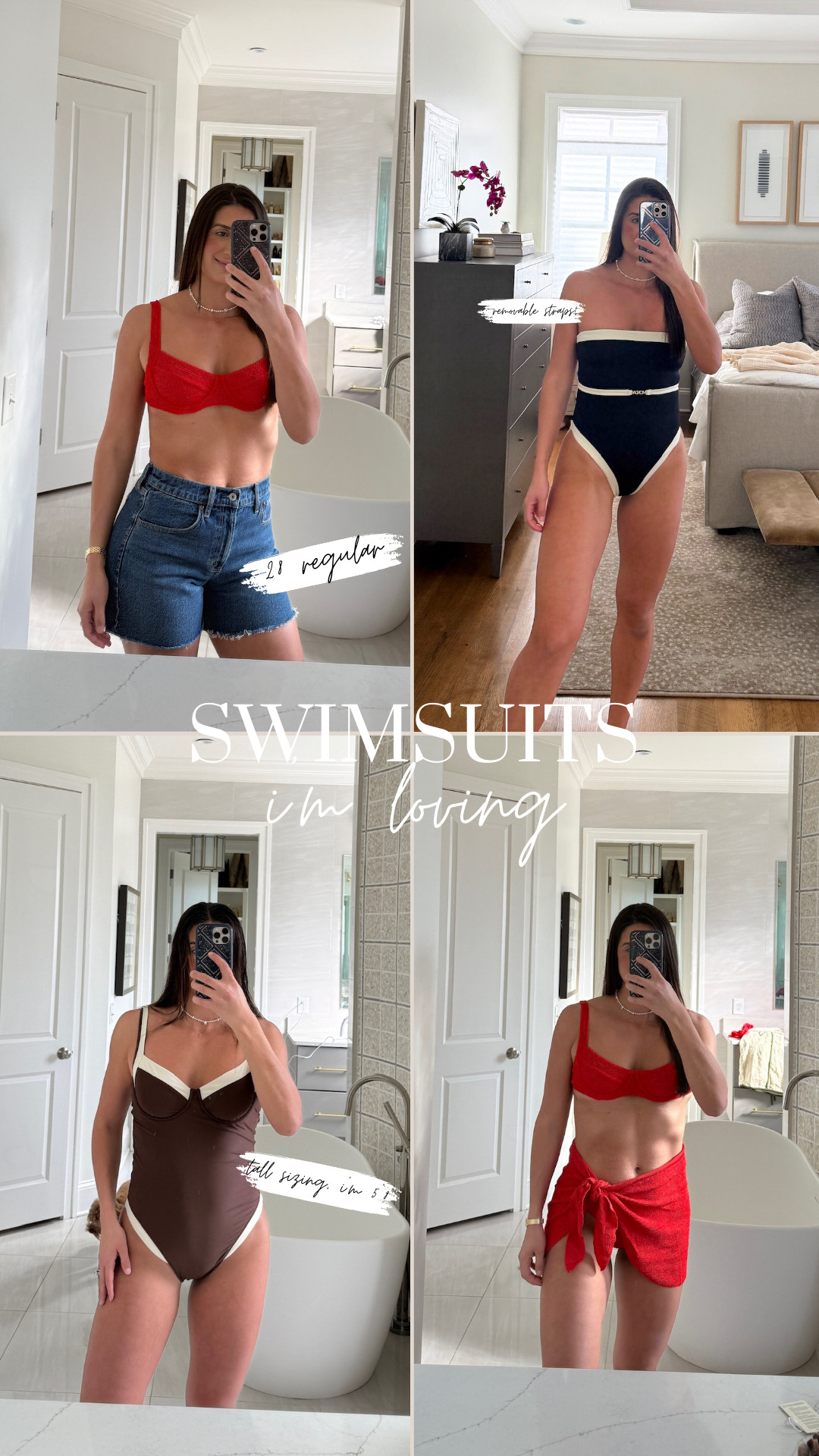 Loving these swimsuits!!

tts: M, tall in abercrombie one piece!
shorts are 28 regular

monday swimwear, monday swim, swimsuits, vacay swim suits, one piece, bikini, strapless swimsuit, high quality swimwear, 3 piece swimsuit, wrap skirt, abercrombie, one piece, a&f, Abercrombie order, Abercrombie sizing, size guide, a&f sizing, fashion haul, swimwear, grace white 

 

#LTKootd #LTKSeasonal #LTKTravel