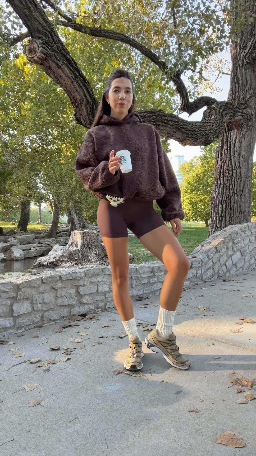 Walk outfit! M in hoodie and 4 in shorts! TTS shoes 

#LTKootd #LTKActive #LTKfitnessgoals