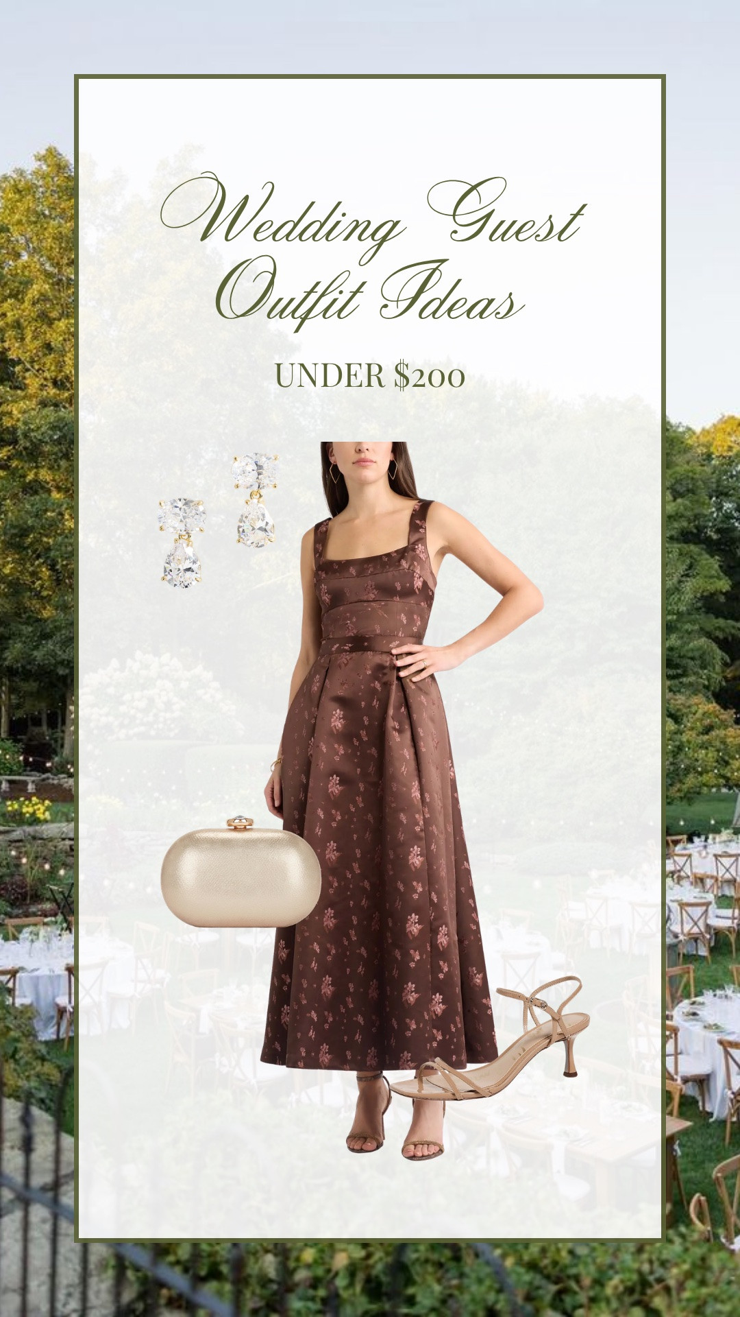 Wedding guest look under $200!

Wedding guest outfit idea // wedding guest dress