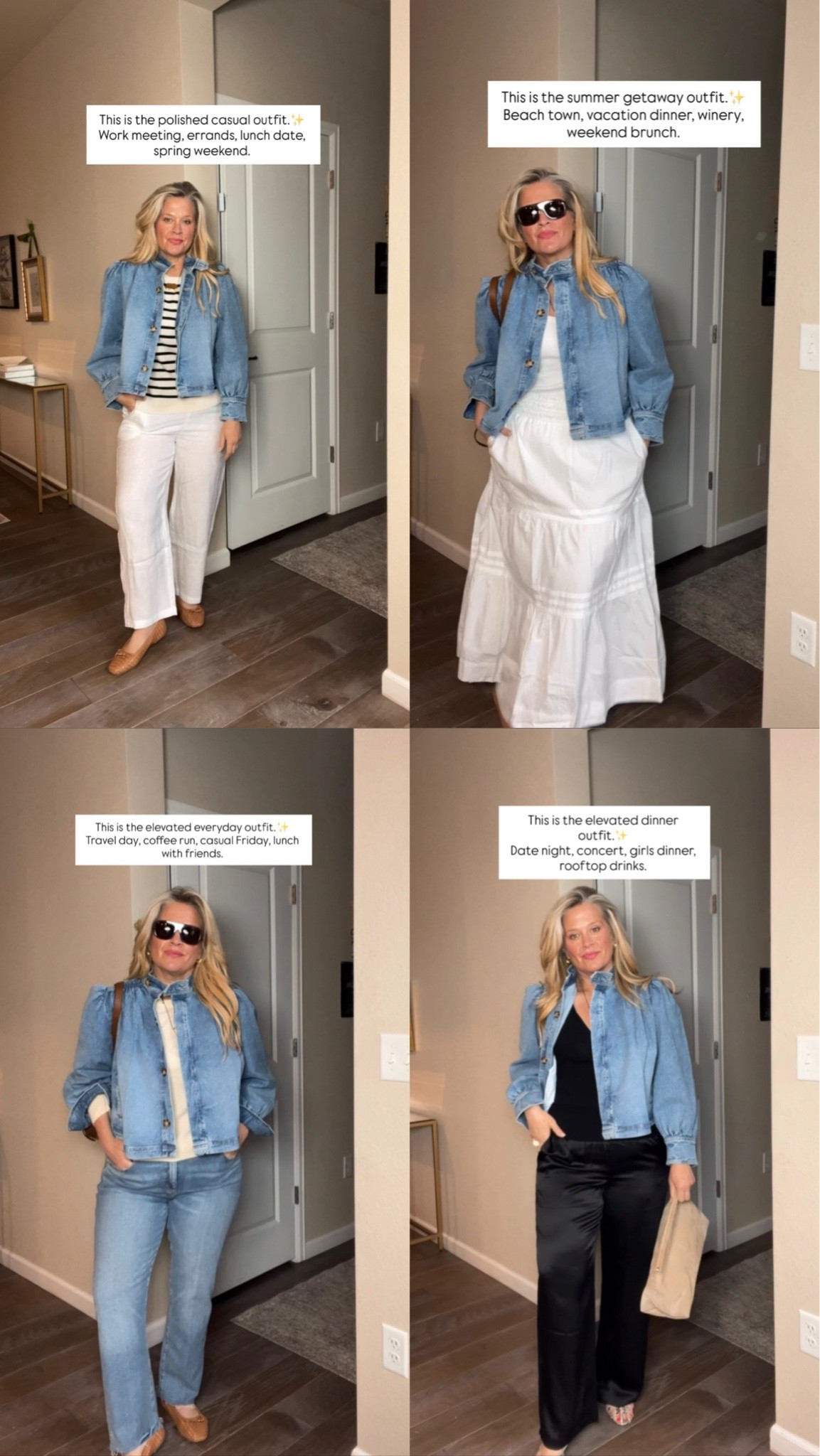 ✨Tap the bell, save and ❤️ for over 40 fashion, midlife style, midsize fashion and luxury looks for less. 

Where to wear this must have denim jacket...

👑"Helping you look good, feel good!" - Lindsey Denver

Spring looks, Midlife style for real women who want to feel confident again. Over 40 fashion and over 50 style that works with changing bodies, perimenopause shifts, and real life. Think midsize fashion, Gen X style and up, body confidence, and mom outfits that feel polished, comfortable, and elevated...because style over 45 and over 50 should feel effortless, not stressful.

#LTKOver40 #LTKMidsize #LTKPlusSize