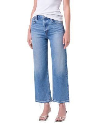 Ren High Rise Ankle Wide Leg Jeans in Measure | Bloomingdale's (US)