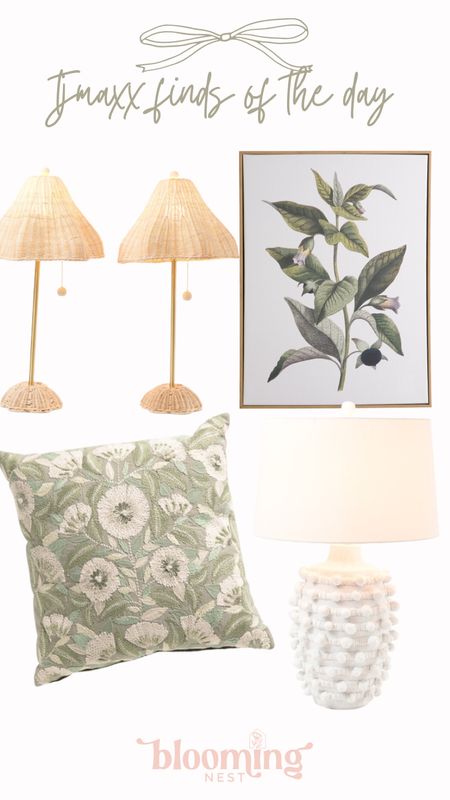 TJmaxx finds of the day! 


Anthro lamp art pillow THEBLOOMINGNEST 

#LTKfindsunder100 #LTKhome #LTKsalealert