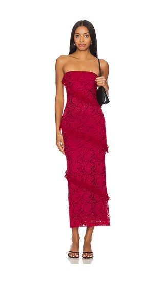 Xandra Maxi Dress in Red | Revolve Clothing (Global)