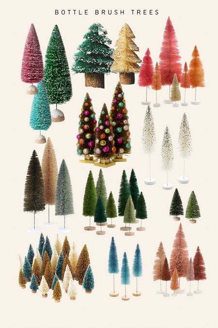 Bottle brush Christmas trees

#LTKHoliday #LTKhome #LTKSeasonal