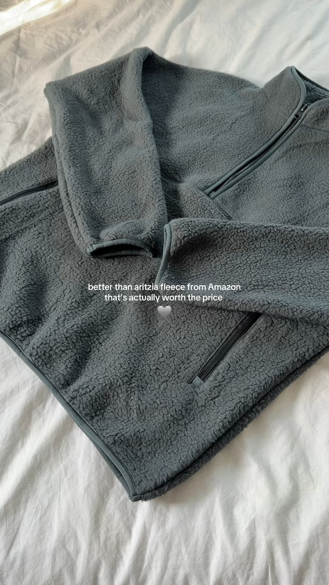 Better than Aritzia fleece from Amazon! 