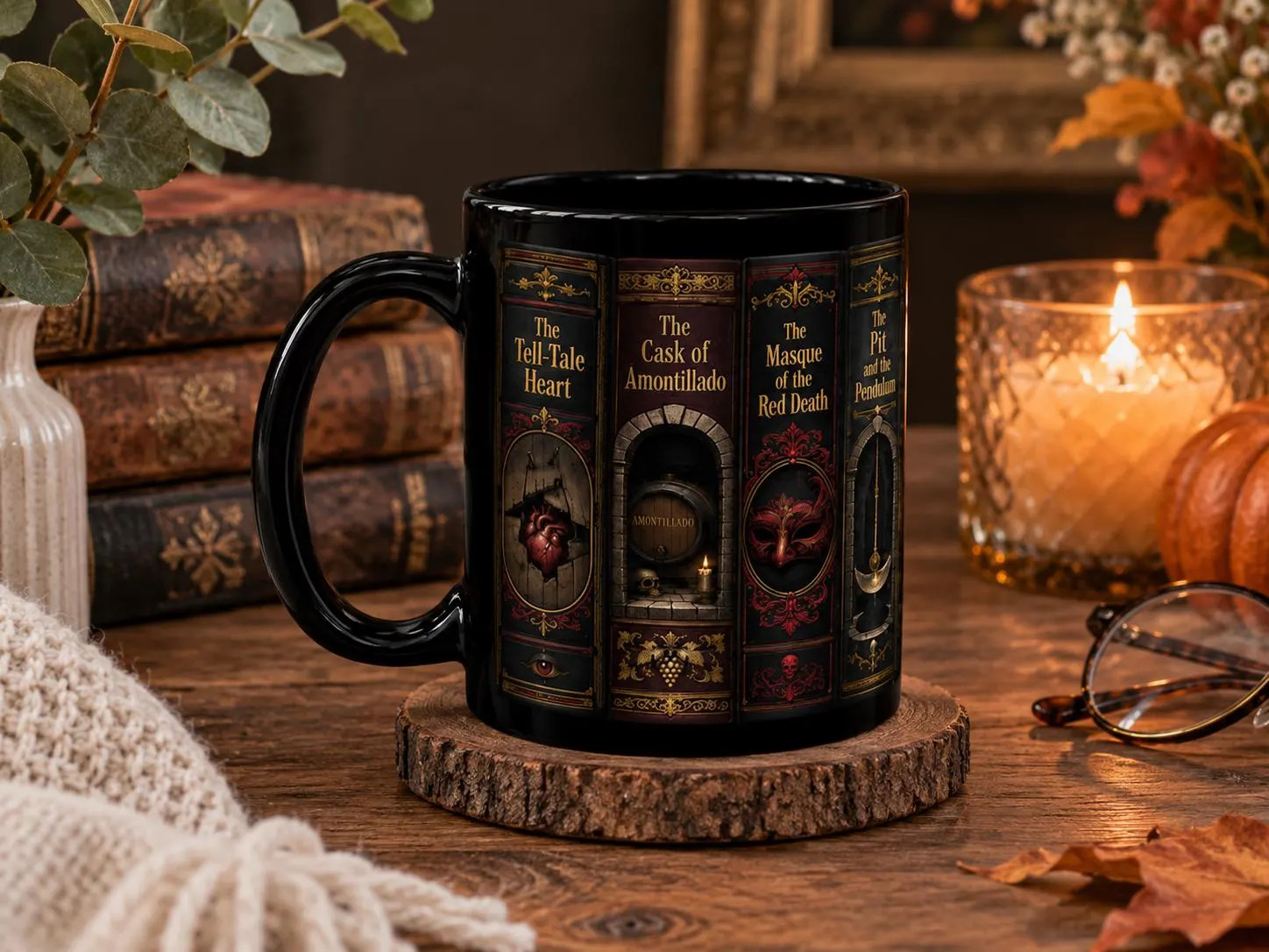 Classic Monster Book Spine Mug - Vintage Gothic Literature - Dark Academia Horror Gift - Dracula Frankenstein - 11oz 15oz | Etsy (Global)