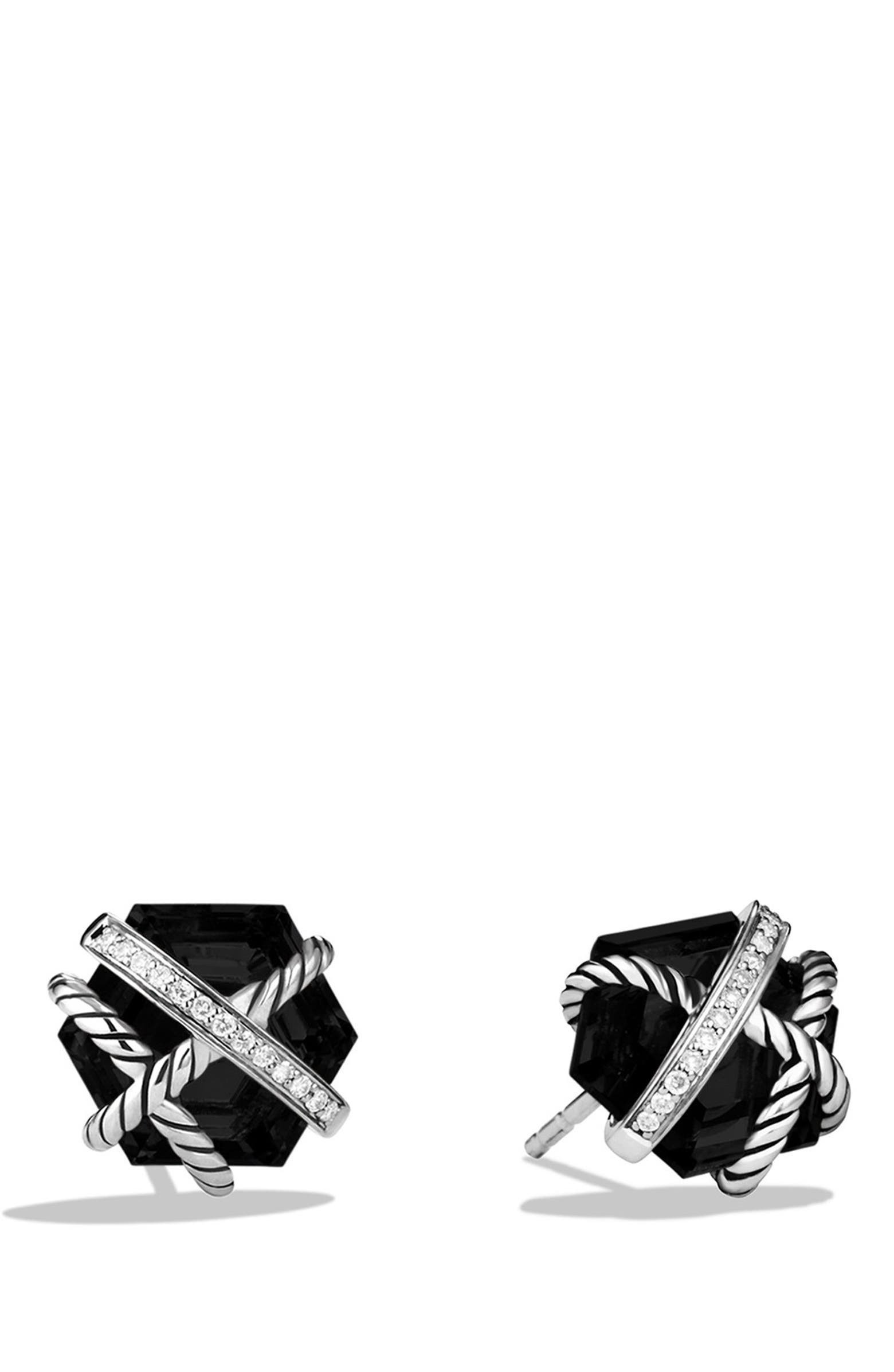 Cable Wrap Earrings with Semiprecious Stones & Diamonds | Nordstrom