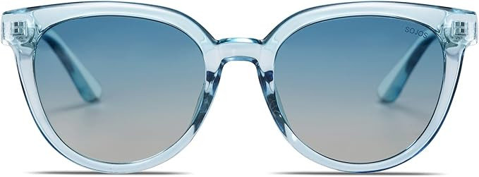 SOJOS Trendy Cat Eye Round Polarized Sunglasses for Women Fashion UV Protection Sunnies Sunglasse... | Amazon (US)